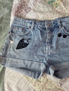 Divided Jean Shorts